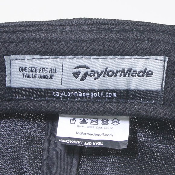 Taylor Made Aeroburner R15 Golf Strap Back Hat Cap Black/White/Red - Picture 6 of 11
